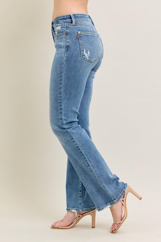 Judy Blue Mid Rise Vintage Wash Bootcut