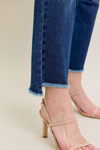 Judy Blue High Rise Dark Wash Kick Flare Jeans