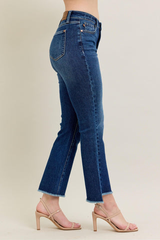 Judy Blue High Rise Dark Wash Kick Flare Jeans