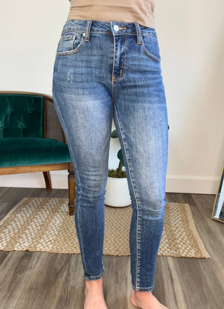 Risen Charlie Mid Rise Skinny Jeans