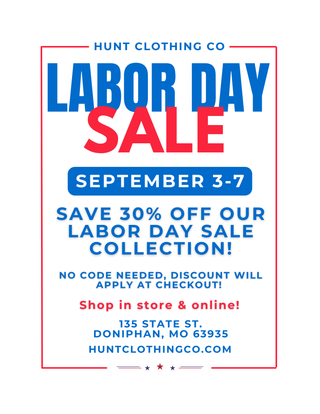 LABOR DAY SALE