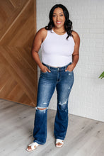 Load image into Gallery viewer, Judy Blue Mila Mid Rise Distressed Bootcut Jeans
