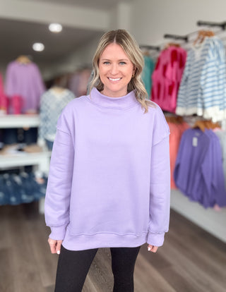 Perfect Mock Neck Sweatshirts