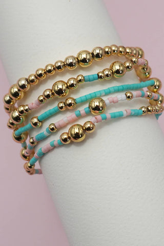 Cotton Candy Coast Bracelet Set