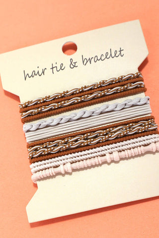 Boho Duo Bracelet Hair Ties