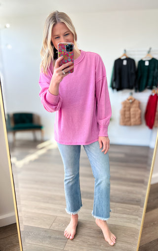 Ready for Spring Pink Sweater