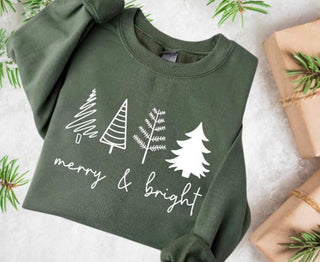 Olive Merry & Bright Sweatshirt