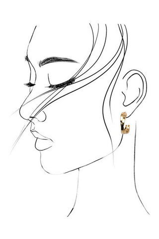 Trio Classic Hoop Gold Earrings