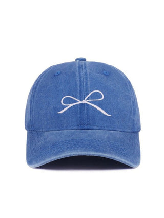 Coquette Embroidered Bow Hat