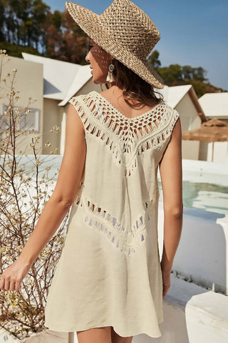 Summer Days V Neck Swim Cover Up