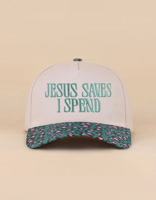 Jesus Saves I Spend Hat