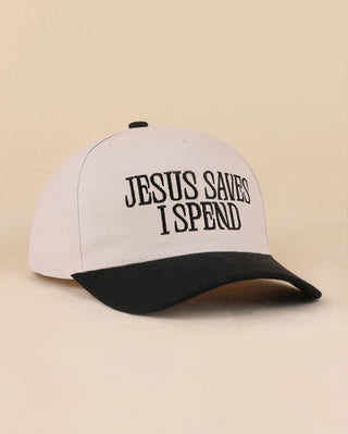 Jesus Saves I Spend Hat