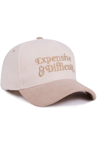 Expensive & Difficult Corduroy Baseball Hat