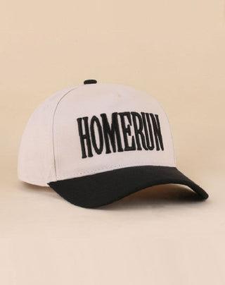 Homerun Two Tone Canvas Cotton Hat