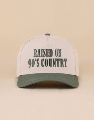 Raised on 90's Country Snapback Hat
