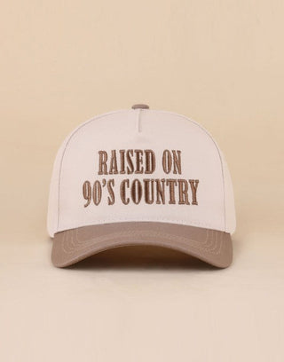 Raised on 90's Country Snapback Hat