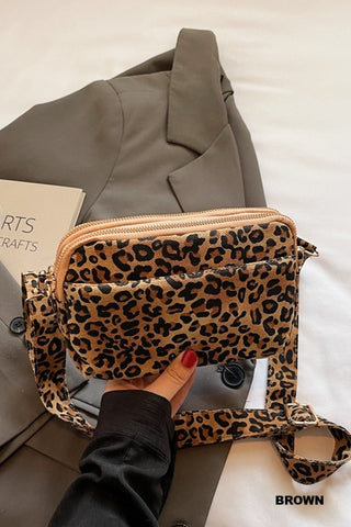 Leopard Cross Body Bag
