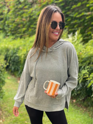 PREORDER: Best Selling Touch Of Fall Thermal Hoodie in Five Colors