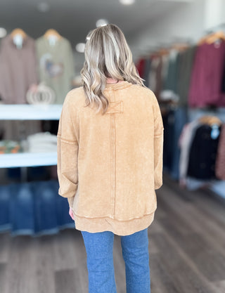 Best Days Acid Washed Front Pocket Pullover