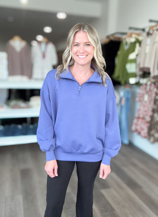 Essential Scuba Quarter Zip Long Sleeved Pullover