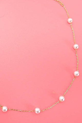 Pearls & Sunshine Gold Necklace