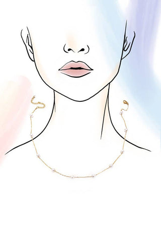 Pearls & Sunshine Gold Necklace