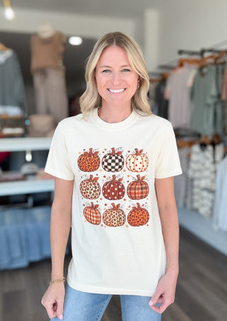 Pumpkin Patch Patterns Tee Shirt