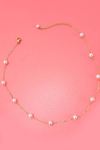 Pearls & Sunshine Gold Necklace
