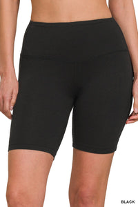 Comfy Black Biker Shorts
