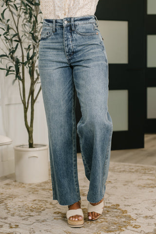 Judy Blue Ciera High Waist Rigid Magic Baggy Jeans