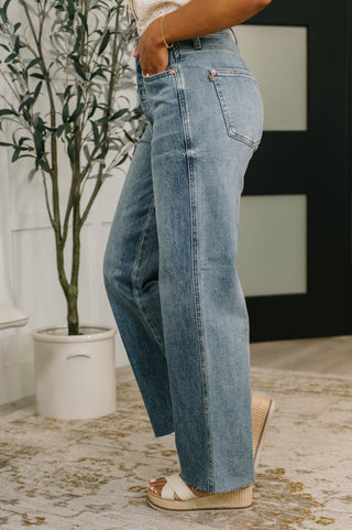Judy Blue Ciera High Waist Rigid Magic Baggy Jeans