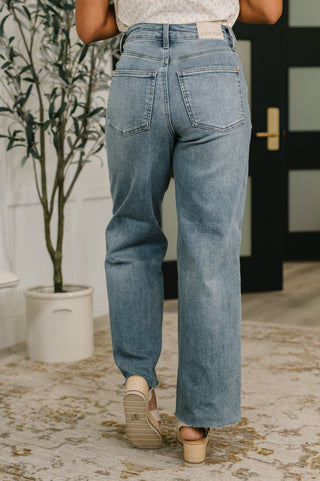 Judy Blue Ciera High Waist Rigid Magic Baggy Jeans