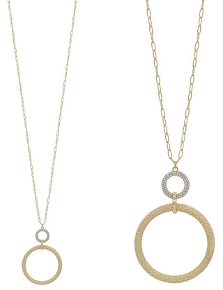 Ophelia Circle Long Necklace