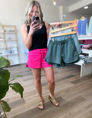Elevated Drawstring Shorts with Pockets