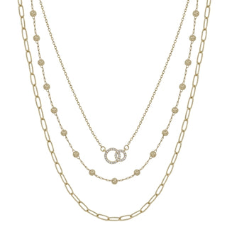 Triple Layered Chain Necklace