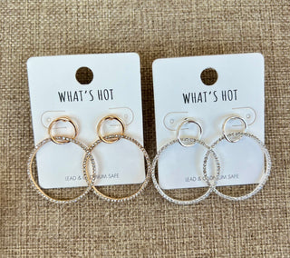 Take Me Out Hoop Earrings