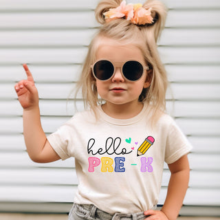 PREORDER: Hello School PreK and Elementary Graphic Tee