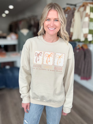 Grateful, Thankful, Blessed Sweatshirt
