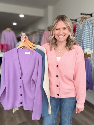 Nicole Button Front Cardigan