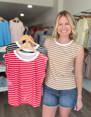Main Street Striped Tank Top