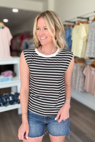 Main Street Striped Tank Top