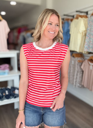 Main Street Striped Tank Top