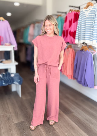 Textured Cotton Matching Set