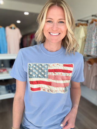 Patchwork Flag Tee Shirt