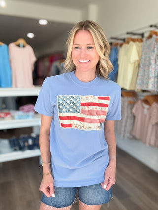 Patchwork Flag Tee Shirt