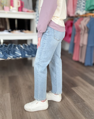 Judy Blue High Waist Ankle Straight Jeans