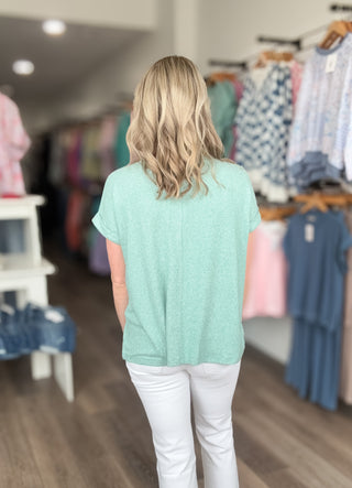 Sweet Comfort Rolled Short Sleeved Tee