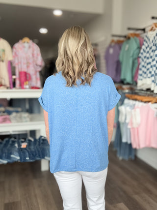 Sweet Comfort Rolled Short Sleeved Tee