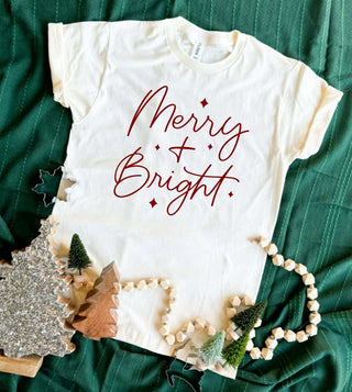 Merry & Bright Christmas Tee