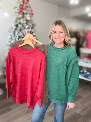 Ultra Soft Comfy Fit Long Sleeved Sweater